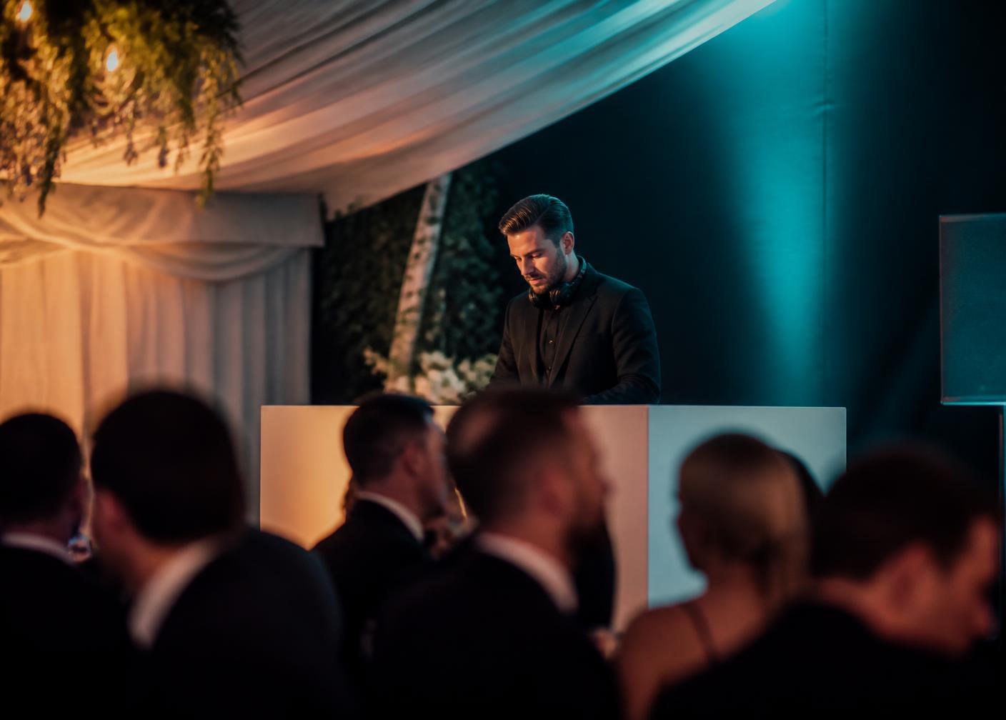DJ performing at an elegant event